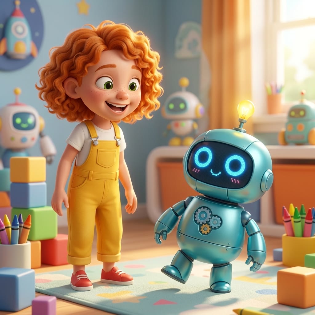 « Bip-Bop, le robot rigolo ! », 3D animé